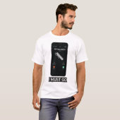 Mein Melodica ruft Gezwitscher-Musikgeschenk T-Shirt (Vorne ganz)