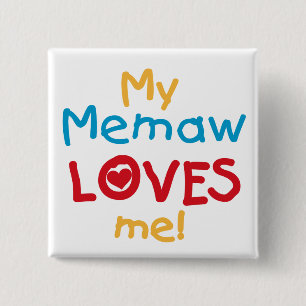 Mein Memaw Lieben T - Shirt und Geschenke Button