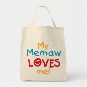 Mein Memaw Lieben T - Shirt und Geschenke Tragetasche