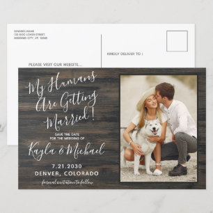 Mein Mensch heiratet Foto Hund Hochzeit