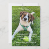 Mein menschliches Foto wird Save the Date geheirat (Vorderseite)