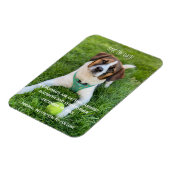 Mein menschliches Foto wird Save the Date geheirat Magnet (Linke Seite)