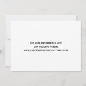 Mein menschliches Foto wird verheiratet Save The Date (Rückseite)