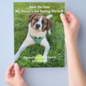 Mein menschliches Foto wird verheiratet, Verlobung Flyer (Hand)