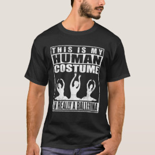 Mein menschliches Kostüm Ich bin ein Halloween-Tän T-Shirt