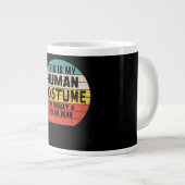 Mein menschliches Kostüm ist wirklich ein Polarbär Jumbo-Tasse (Vorderseite Rechts)