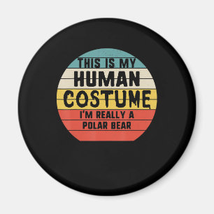 Mein menschliches Kostüm ist wirklich ein Polarbär Magnet