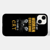 Mein menschliches Kostüm katzenHalloween-Kostüm Case-Mate iPhone Hülle (Rückseite (Horizontal))