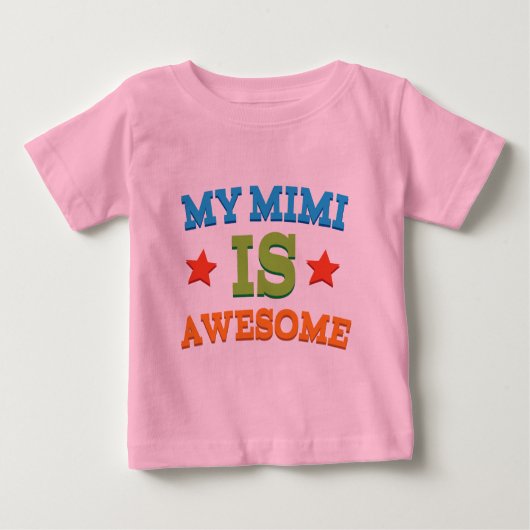Mein Mimi ist fantastisch Baby T-shirt (Vorderseite)