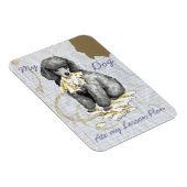 Mein Miniatur-Poodle Ate mein Lektionsplan Magnet (Rechte Seite)