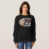 Mein Miniaturpoodle ist Familie Sweatshirt (Vorne ganz)