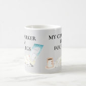 Mein Mitarbeiter hat vier Legs Katzenarbeit von Zu Kaffeetasse (Mittel)