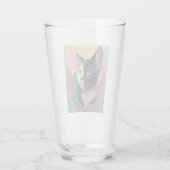 Mein Mitbewohner ist eine Katze Glas (Rückseite)