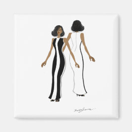 Mein Modemagazin Art Square Magnet