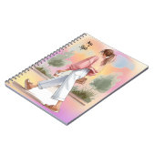 Mein modisches Mädchen mit Coffee Journal Notizblock (Linke Seite)