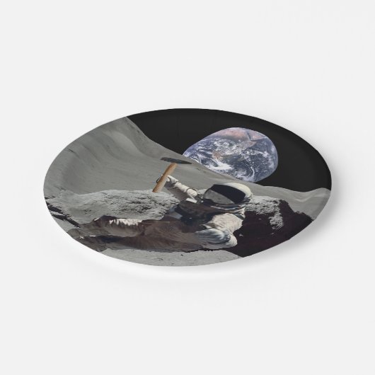 Mein Mond Pappteller (Schrägansicht)