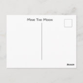 Mein Mond Postkarte (Rückseite)