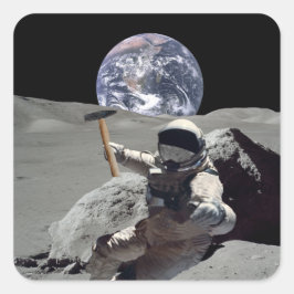 Mein Mond Quadratischer Aufkleber