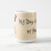 Mein Mops ate meine Hausaufgaben Kaffeetasse (Mittel)