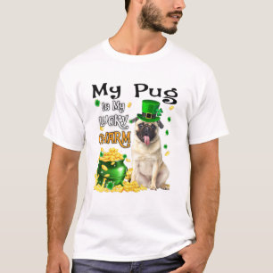 Mein Mops ist mein Glücksbringer Niedlicher Hundep T-Shirt