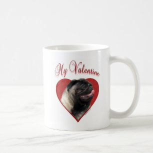 Mein Mops Valentine Kaffeetasse