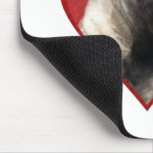 Mein Mops Valentine Mousepad (Ecke)