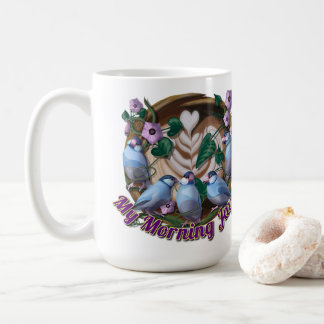 Mein Morgen-JAVA mit Java-Sperlingen Kaffeetasse