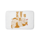 Mein motivierend Zitat aus fauler Katze Badematte (Vorderseite)