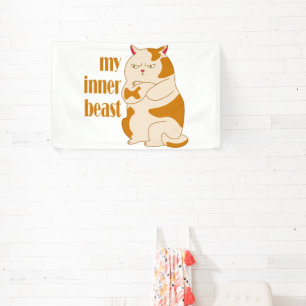 Mein motivierend Zitat aus fauler Katze Banner