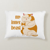 Mein motivierend Zitat aus fauler Katze Dekokissen (Rückseite)