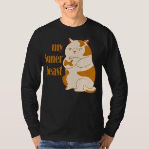 Mein motivierend Zitat aus fauler Katze T-Shirt