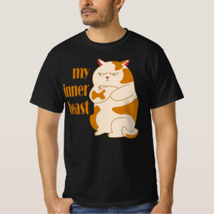Mein motivierend Zitat aus fauler Katze T-Shirt
