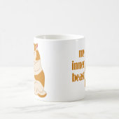 Mein motivierend Zitat aus fauler Katze Verwandlungstasse (Mittel)