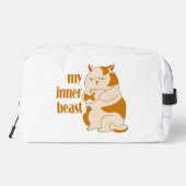 Mein motivierend Zitat aus fauler Katze Waschbeutel (Rückseite)