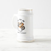 Mein Motorrad Bierglas (Vorderseite Links)