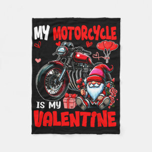 Mein Motorrad ist mein Valentins-Biker-Liebhaber G Fleecedecke