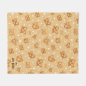 Mein Movie Blanket - Bretzels & Popcorn Snacks Fleecedecke (Vorderseite (Horizontal))