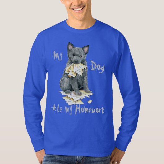 Mein Mudi Ate meine Hausaufgaben T - Shirt (Vorderseite)