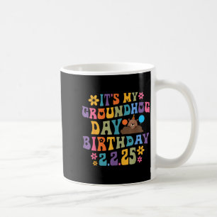 Mein Murmeltiertag Geburtstagsparty Hut Lustig Ret Kaffeetasse