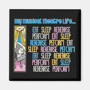 Mein Musiktheatermagnet Magnet