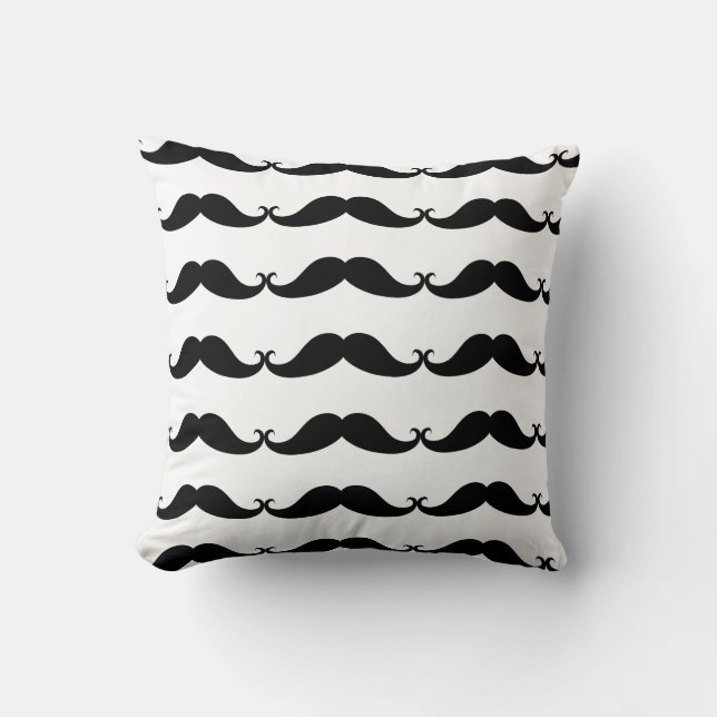 Mein Mustache Kissen 16x16 (Vorderseite)