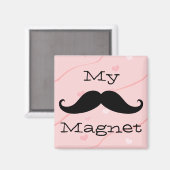 Mein Mustache Magnet (Vorderseite/Rückseite)