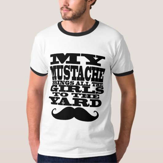 Mein Mustache T-Shirt (Vorderseite)