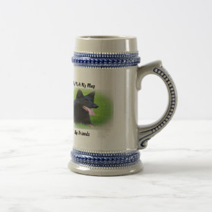 Mein Mutt Mein Becher Meine Freunde. Bierglas