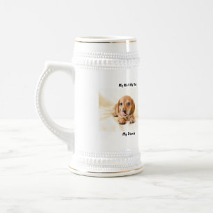 Mein Mutt Mein Becher Meine Freunde. Bierglas