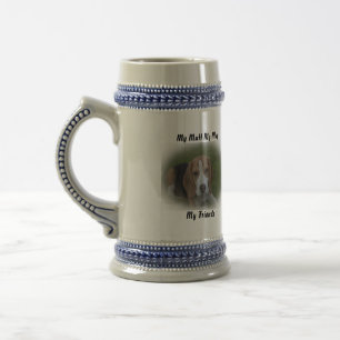 Mein Mutt Mein Becher Meine Freunde. Bierglas