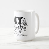 Mein Mutter Ästhetik Schmetterling Muttertag-Shirt Kaffeetasse (VorderseiteRechts)