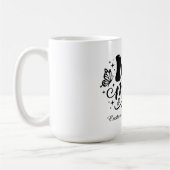 Mein Mutter Ästhetik Schmetterling Muttertag-Shirt Kaffeetasse (Links)