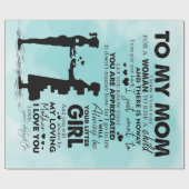 Mein Mutter-Design | Brief an Mami Geschenkpapier (Flach)