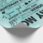 Mein Mutter-Design | Brief an Mami Geschenkpapier (Ecke)